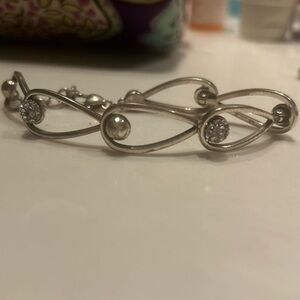 Brighton Silver Bracelet with Crystal Accents